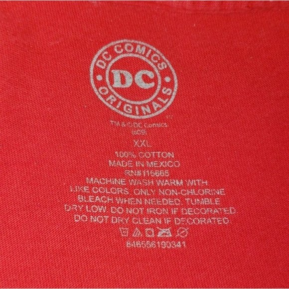 DC Comics Flash Lightning Bolt Logo Men's XXL Shirt - Picture 3 of 3